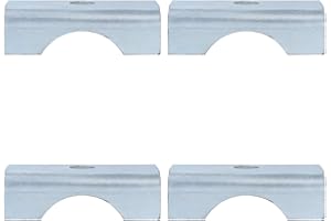 MYZHRE 4 Pcs Trailer Axle Spring Perch Seats for 2-3/8" Round Tube Mount Steel Weld On