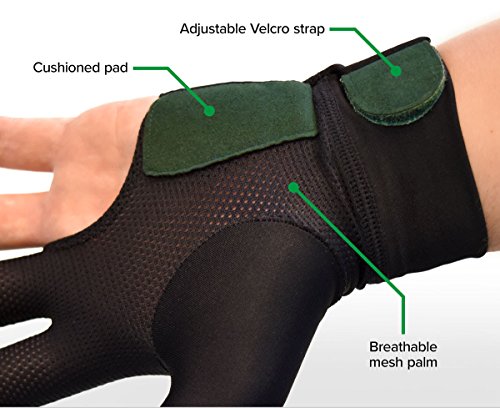 McDermott Billiard Pool Glove - Left Hand Fit for Right Handed Players - Small - Thumbnail 2