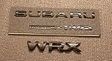 For SUBARU WRX BLACK REAR BADGE BUNDLE (SAVE $$$$ with Bundle) 2015+ WRX/STI (Glossy Black)