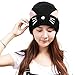 Cat Ears Beanie Pussy Cat Hat Wool Knit Winter Fleece Beanie Hats Warm Skull Beanies Black