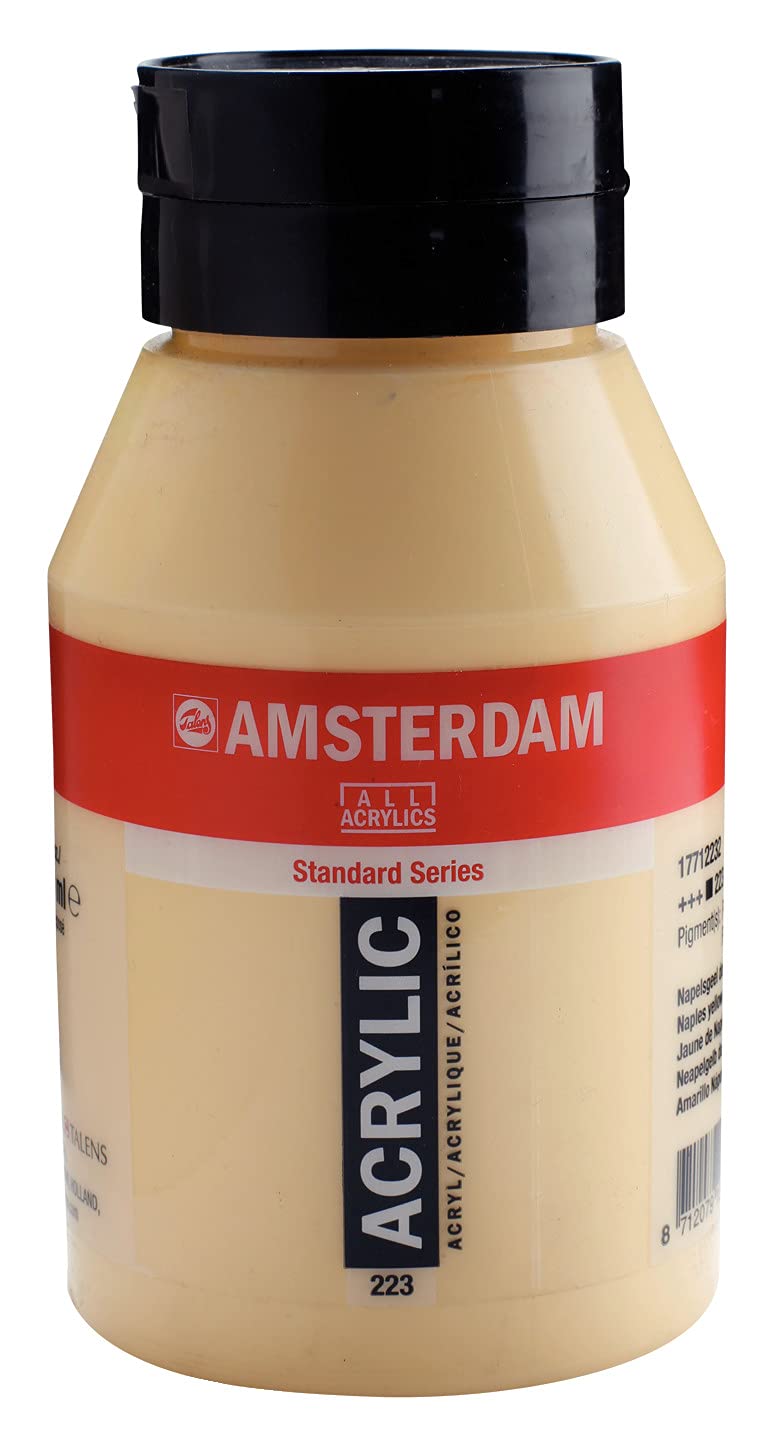 Amsterdam Standard Series Acrylic Jar 1000ml Naples Yellow Deep 223 (17712232)