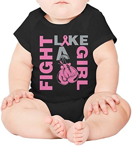Xanx Smon Baby Onesies Bodysuit Fight Against Breast Cancer Organic Clothes