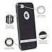 Napa Vegan Leather Hardshell Case for iPhone 8/7, Charcoal Black
