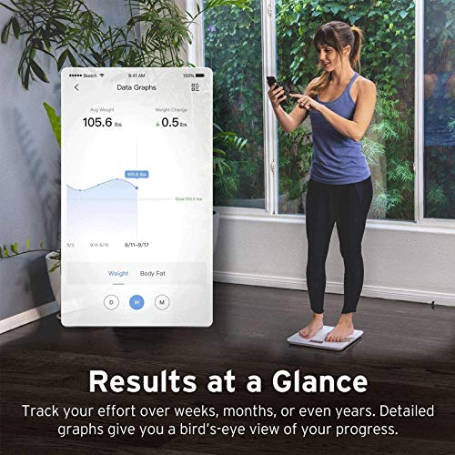 Etekcity báscula digital de peso y grasa corporal, báscula