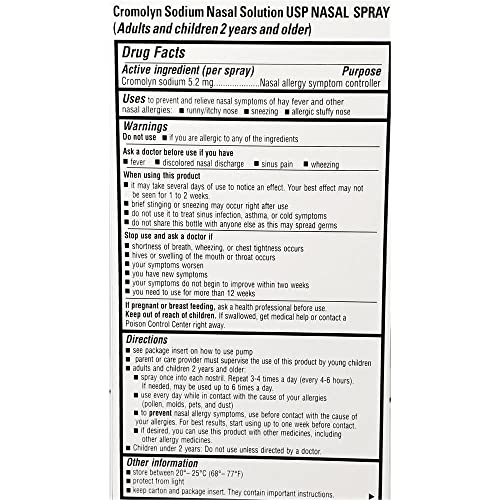 Healthguard Cromolyn Sodium Nasal Solution - .88 oz, Pack of 6