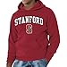 Campus Colors Stanford Cardinal Adult Logo Hooded Sweatshirt, Large