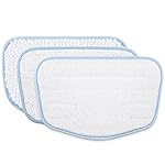 3-Pack Steam Mop Replacement Microfiber Pads for INLIFE S3033 Steam Mop