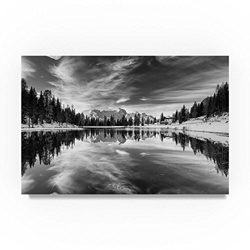 Alpine Reflection by Michael Blanchette Photography, 30x47-Inch Canvas Wall Art
