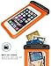 KFK Universal Waterproof Case, Cell Phone Dry Bag Pouch with Lanyard Armband for Swimming Boating Surfing for iPhone 7,7 Plus,6,6 Plus,5,5S,Samsung Galaxy S7,HTC,LG, up to 6.0 inch(Orange)