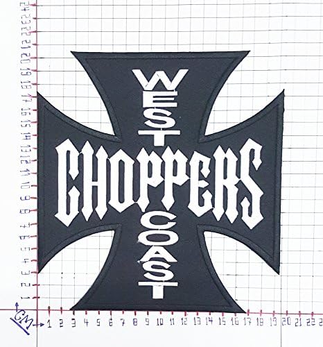 Big Jumbo West Coast Choppers Lady Rider Biker Patch Logo Sew Iron on Embroidered Appliques Badge Sign Costume