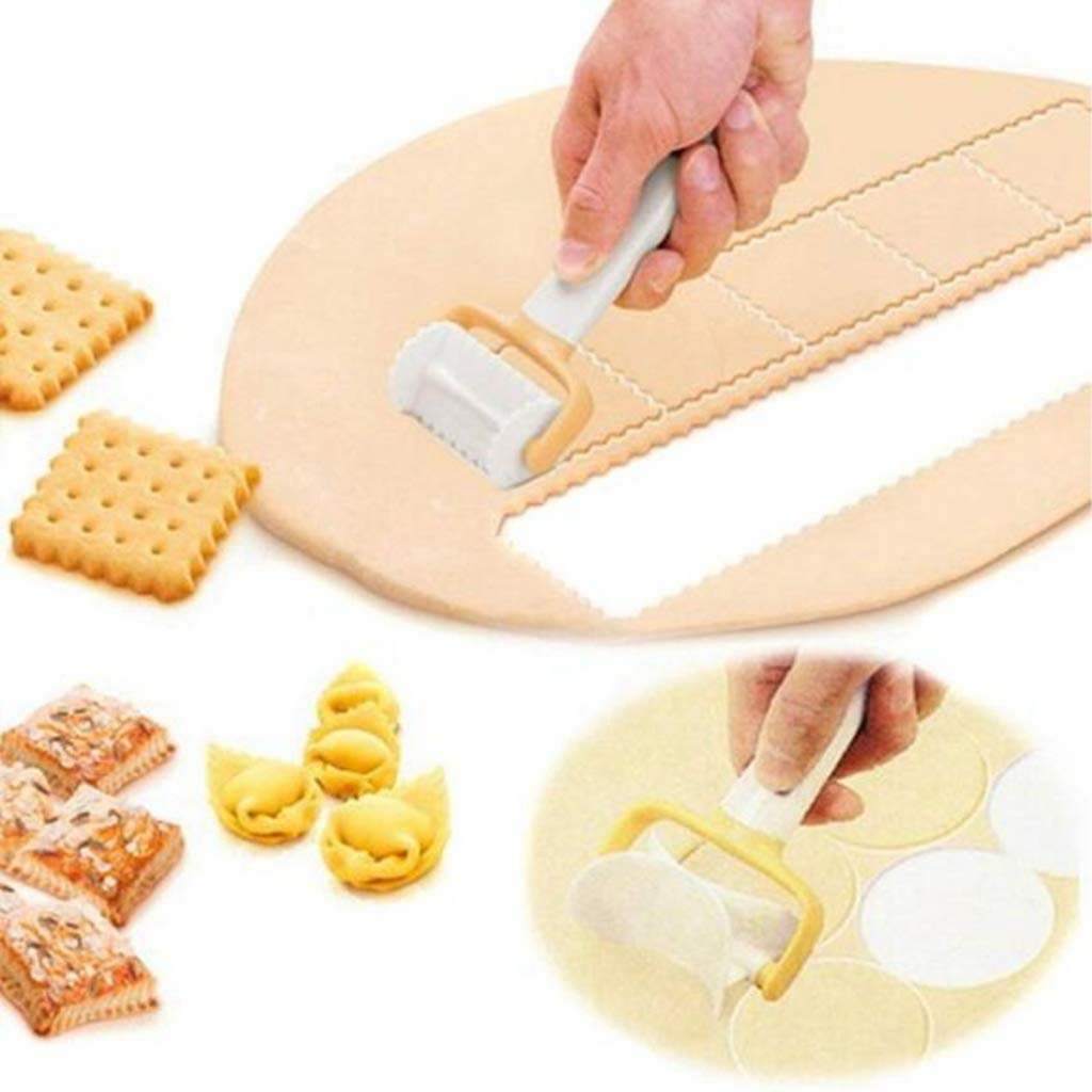 3Pcs/Set Rolling Biscuit Cookies Cutter Mold Maker Cake DIY Pastry Cutter Bread Cake Decorating set