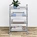 Lifewit Bathroom Shelves Organizer Storage Kitchen Rack with No Drilling Traceless Transparent Adhesive Shower Caddy, 13.8
