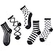 Sheer Mesh Transparent Socks Women - Lace Ultrathin Fishnet See Through Ankle Sock Black 1