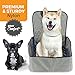PawSeat Car Mat | Prime Grade Waterproof Nylon Tarps Fabric Dog Car Mat Hammock to Protect Car Seat from Pet Hair or Mud | Effortless Installation | Grey | 163.4