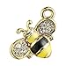 Creative DIY Little Yellow Bee Charms Pendants Wholesale (Set of 3) MH143