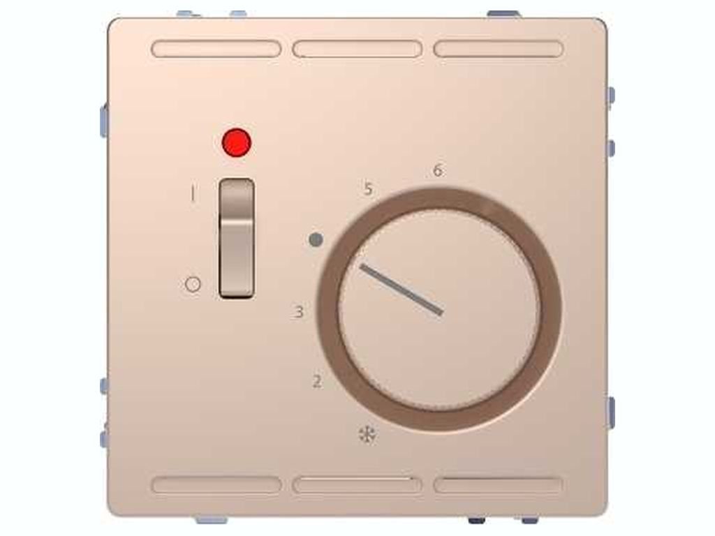 Schneider Electric mtn5760 – 6051 Temperature Thermostat with On the Range D-Life, Champagne