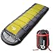 Cold Weather Waterproof Sleeping Bag with Armholes and Adjustable Foot Section - Envelope Lightweight Portable, Comfort With Compression Sack - for 4 Season Traveling, Camping, Hiking, Outdoor Activit