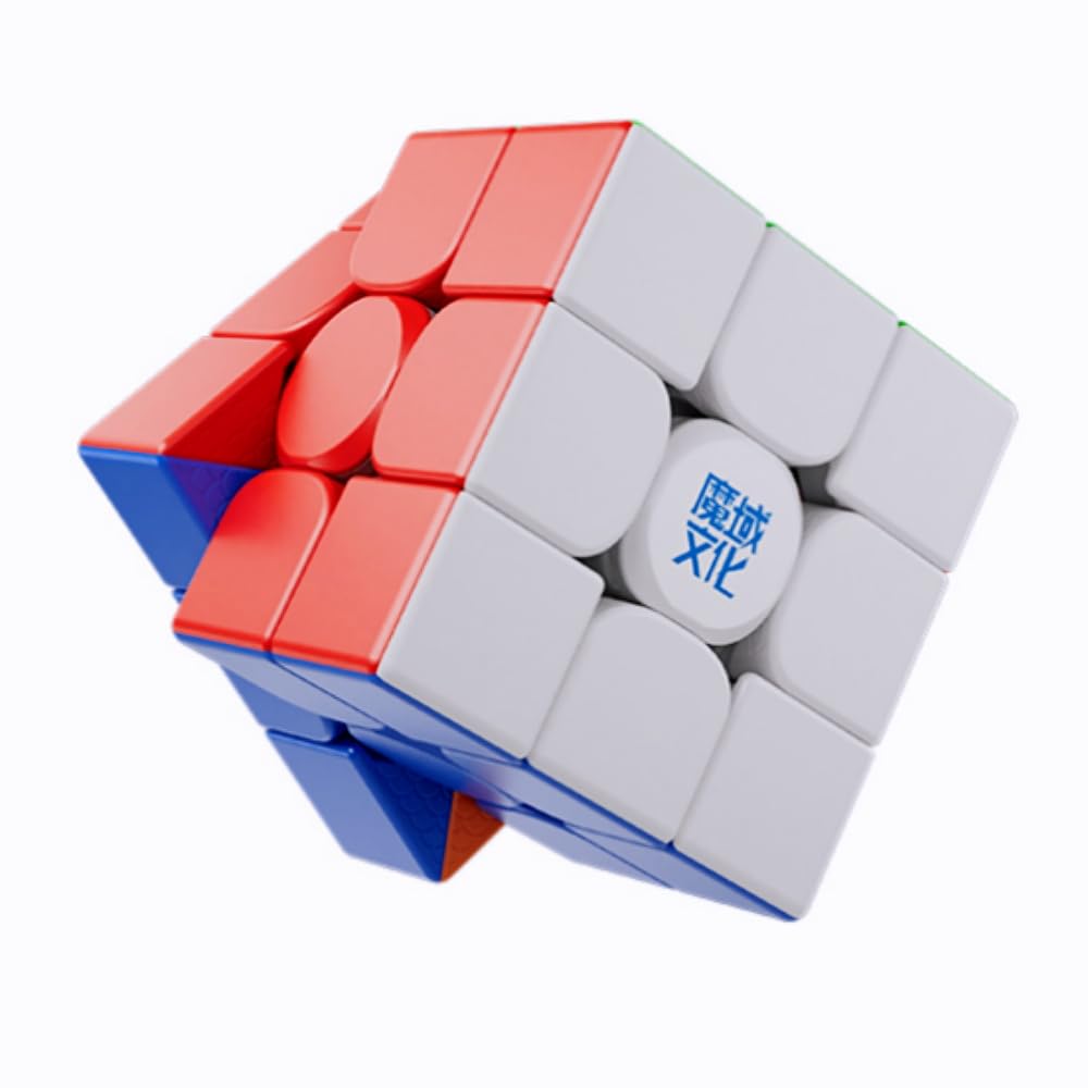 Bukefuno Moyu WeiLong V10 WRM 3x3 Magnetic Puzzle Cube, Competition Grade, Magic Stickerless, 2024 Speed, WeiLong 3x3x3 Magnetic Version