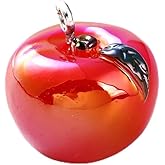 KitBeads 20Pcs Resin Red Apple Charms AB Color 3D Fruit Pendants for Bracelets Jewelry Making Necklaces Earrings Crafts Bulk