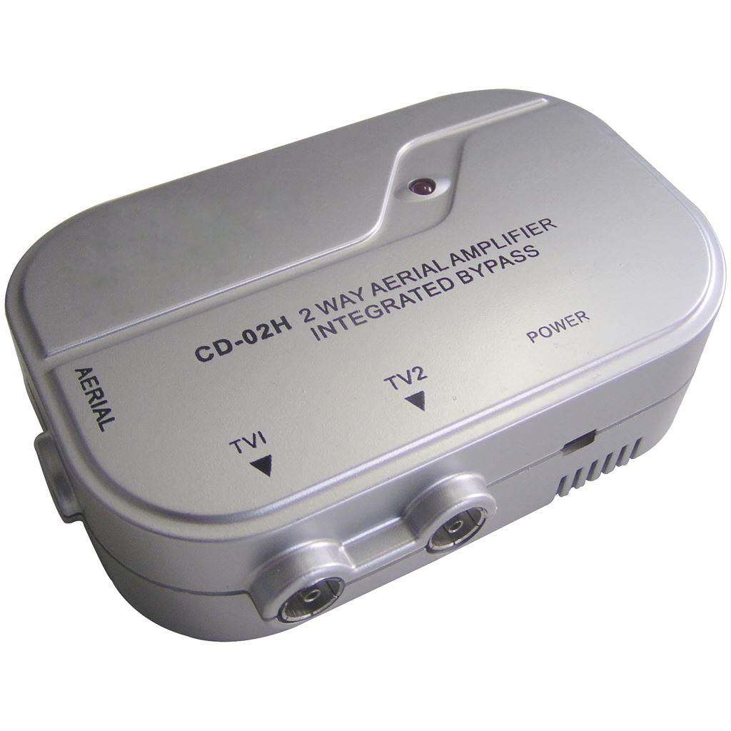 Electrovision Coaxial Signal Booster with 4G Filter (2 Outputs)