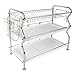 NEX HT-KC815S-M 3-Tier Stainless Steel Dish Drainer Rack, 22.2 (L) x 9.4 (W) x 20.3 (H)