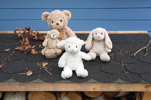 Steiff Hoppie Hase mit Schlappohren 28 cm hellgrau, Plüschtier, Soft Cuddly Friends, flauschiges Stofftier zum Kuscheln und Spielen, Kuscheltier für Mädchen und Jungen, waschmaschinenfest – Bild 8