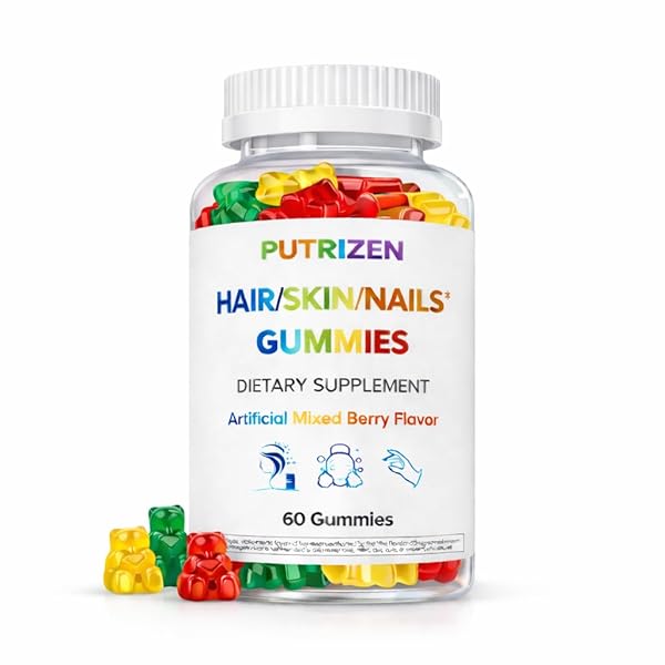 PUTRIZEN BIOTIN GUMMIES FOR STRESS HAIR THINNING –...