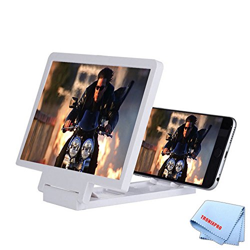 Tronixpro 3X Zoom Screen Enlarger for Mobile Phones + Microfiber Cloth
