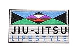 Jiu Jitsu Gi Patch BJJ JIU-JITSU LIFESTYLE Iron-on 100% Embroidered