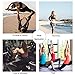 TELALEO Yoga Pants for Women with Pocket, High Waisted Mesh Workout Running Exercise Capri Leggings Pants Black Medium