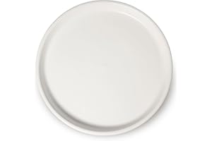 EPFamily Ceramic Plant Saucer - 12 Inch Plant Tray for Pots Large Plant Plate to Catch Water Indoor Plants Large Plant Drip Tray for Drainage Round Flower Pot Saucer White