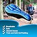 ETCBUYS 3D Comfort Saddle Cushion Bicycle Seat Cover, Multiple Colors (Blue)thumb 3