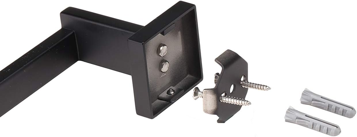 Toprema Robe Hook Single Towel Clothes Coat Hook Stainless Steel Matte Black Hanger Bathroom Lavatory Kitchen Cabinet Closet Hardware Wall Mount 1 Pack: Home Improvement