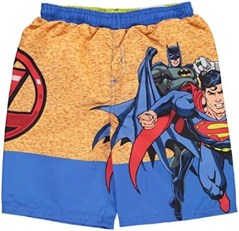 Justice Leauge Boys Toddler Swim Trunks (4T)