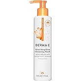 Derma E Acne Deep Pore Cleansing Wash – Blemish Control Facial Cleanser with Salicylic Acid - Gentle Oil Control Face Wash Soothes and Balances Skin, 6 fl oz