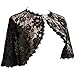 WDING Evening Cape for Women Bridal Wedding Lace Wraps Jackets Cloak