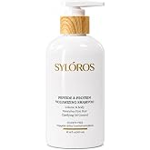syloros Biotin, Keratin &amp; Peptide Volumizing Shampoo, 10.14 fl oz | For Fine Hair, Sulfate-Free Clarifying Formula, For Oily Roots, Fuller-Looking Hair &amp; Lightweight Volume