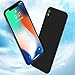 VANMASS iPhone X Case Matte Finish Flexible Soft Gel TPU Sleek Cover Shell with Thin Slim Fit and Apple Original Natural Touch for Apple iPhone X -Black