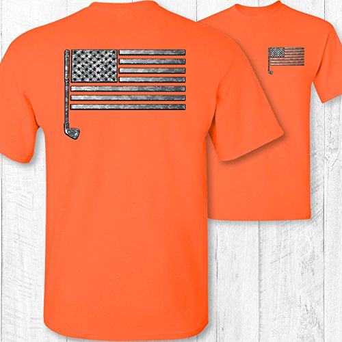 Men's American Flag Golf Shirt - Thumbnail 7