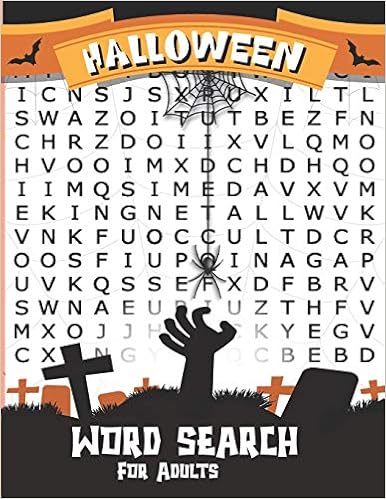 halloween word search for adults biggest halloween word search puzzle book from easy to hard 60 pages large print kaan bell 9798668170104 amazon com books