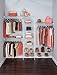 ClosetMaid 5037 5ft. to 8ft. Fixed Mount Closet Organizer Kit, White