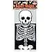 Gift Boutique 150 Halloween Cellophane Treat Bags Goodie Bag for Candy Clear Plastic Cello with Ties Spider Pumpkin Bat Corn Skeleton Designs for Kids Cookie Goodies