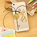 Mziart Set of 4 Fashion Metal Bookmarks with Leather String, Gold Plated, Great Gifts