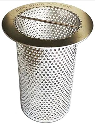 4 Commercial Floor Drain Strainer Perforated Stainless Steel 6