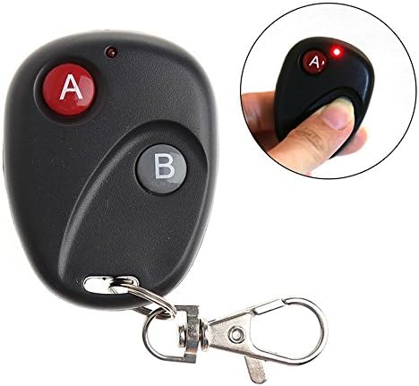 A&amp;B Key DC12V Gate RF Wireless Remote Control Garage Door Transmitter 315/433MHz