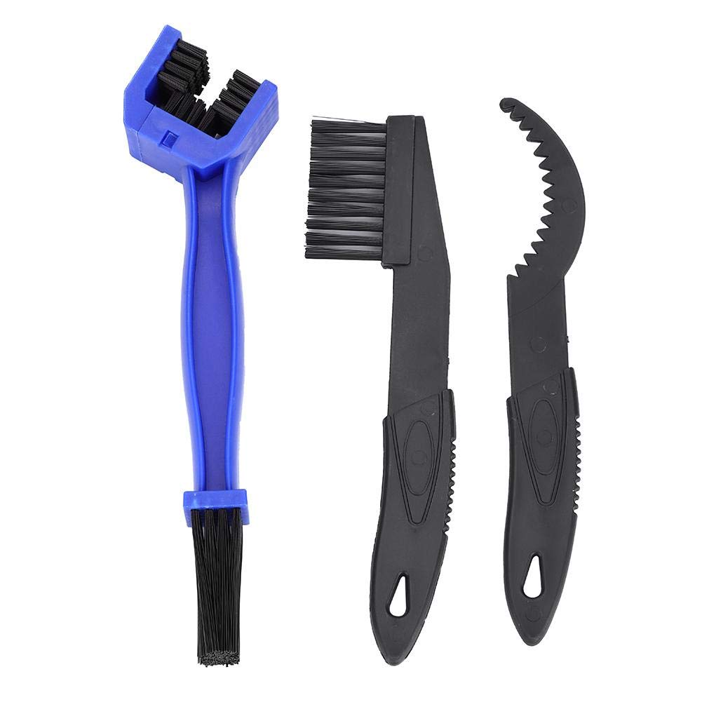 Bike Brushs 3pcs Bike Chain Crank Sprocket Cleaning Tool Bicycle Washing Brushes Tackle Kit Accessory Cycling Hardware Tools For Bicycle Repair