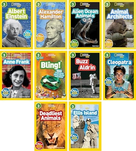 National Geographic Kids Readers 6 Book Set (National Geographic