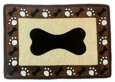 Signature Placemats 13"x19"-black Bone W/border