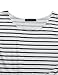 MEROKEETY Women's Summer Striped Sleeveless Crew Neck Long Maxi Dress Dress with Pockets Black