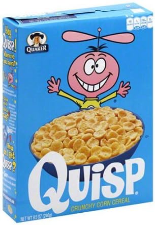 Quisp Cereal, Display 8.5 oz. (Pack of 54)